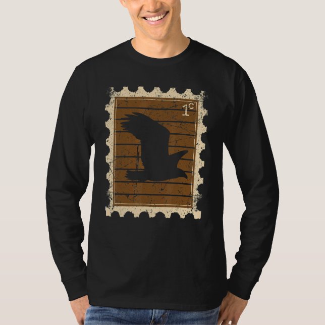 Camiseta Sello Postal Con Un Águila 1 (Anverso)