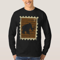 Sello Postal Con Un Mamut