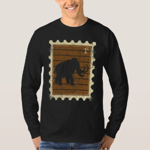 Camiseta Sello Postal Con Un Mamut