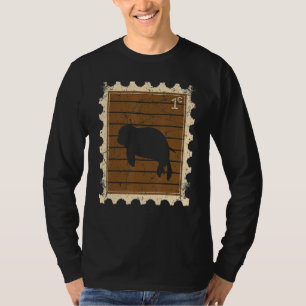 Camiseta Sello Postal Con Una Cría De Foca