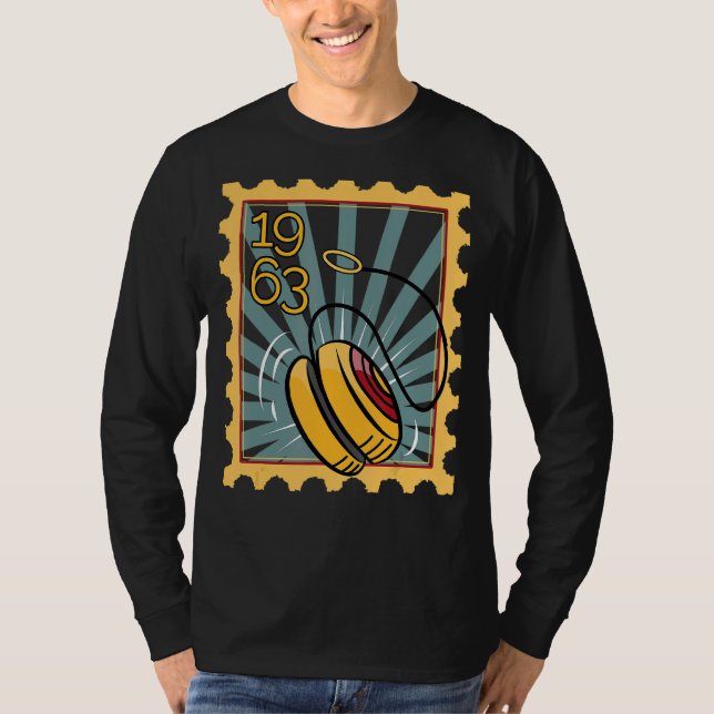 Camiseta Sello Postal Con Yo Yo 1963 (Anverso)