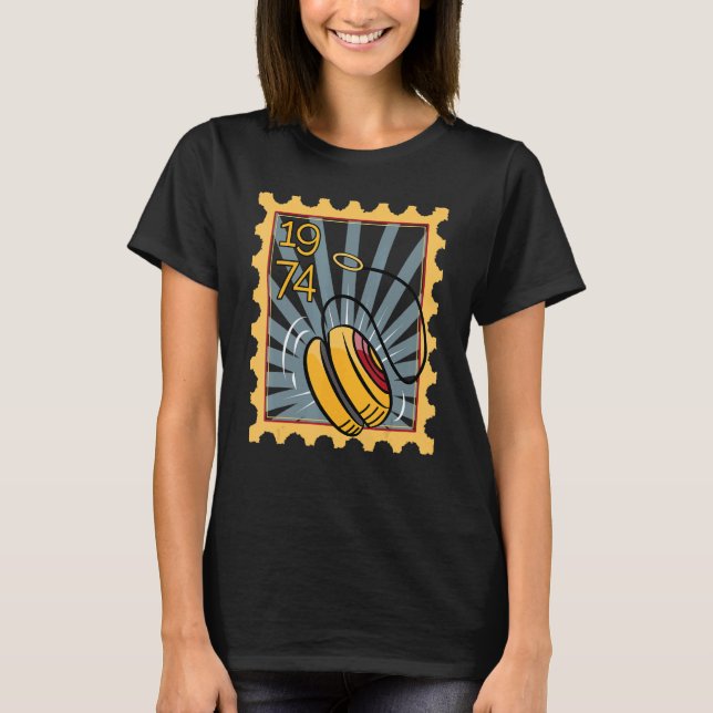 Camiseta Sello Postal Con Yo Yo 1974 (Anverso)