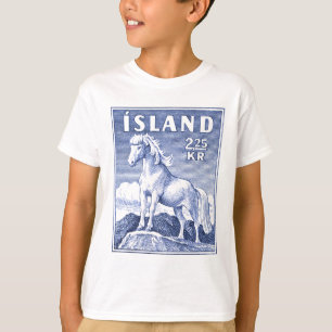 Camiseta Sello postal islandés de 1958
