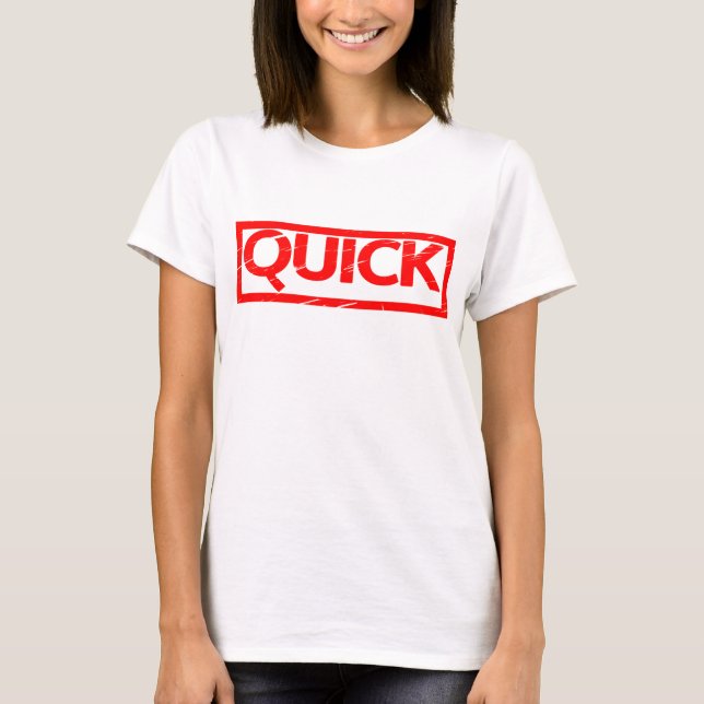 Camiseta Sello Rápido (Anverso)