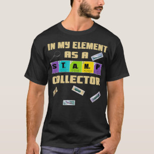 Camiseta Sello Recolectando Gracioso Sello Raro Colector Mi