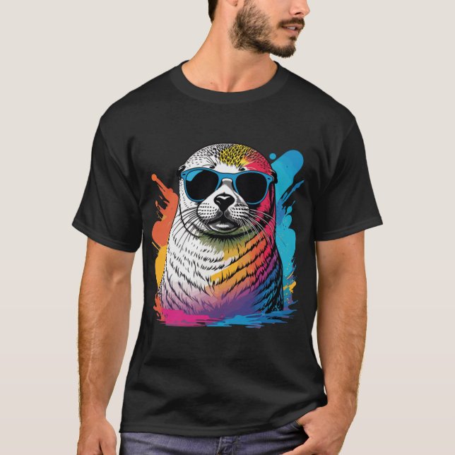 Camiseta Sello retro vintage (Anverso)