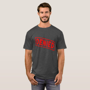 Camiseta Sello rojo de goma denegado