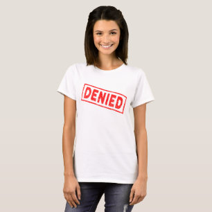Camiseta Sello rojo de goma denegado