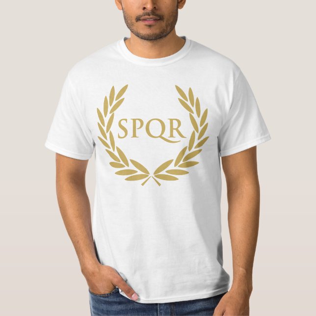 Camiseta Sello romano del senado de Roma SPQR (Anverso)