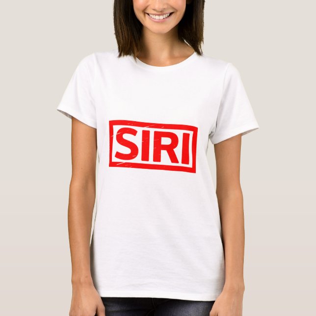 Camiseta Sello Siri (Anverso)