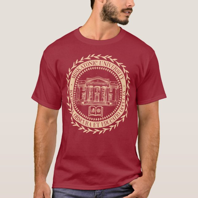 Camiseta Sello universitario miskatónico (Anverso)