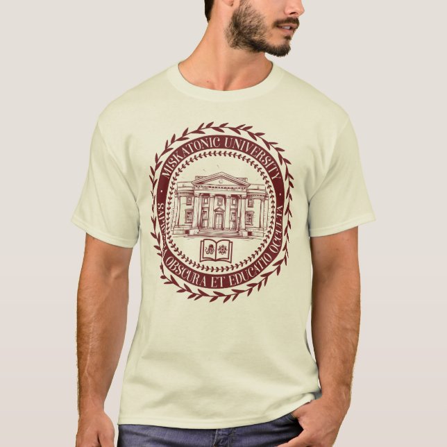 Camiseta Sello universitario miskatónico (Anverso)