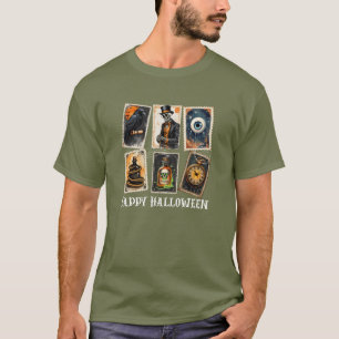 Camiseta Sello vintage gótico de Halloween
