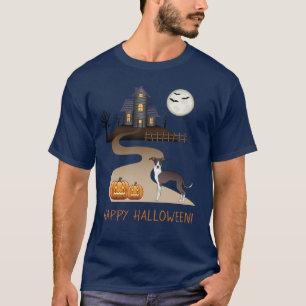 Camiseta Sello Y Blanco Iggy Y Casa Embrujada De Halloween