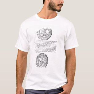 Camiseta Sellos de Hugo Capet y de Roberto II el piadoso
