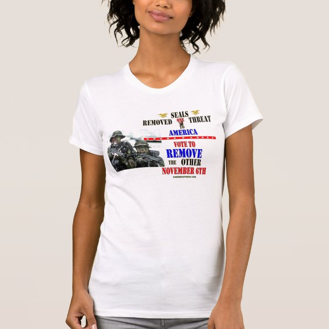 CAMISETA SELLOS ELIMINARON UNA AMENAZA DE ESTADOS UNIDOS (Anverso)