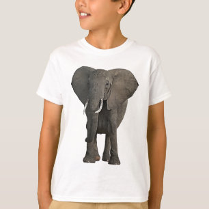 Camiseta Selva africana de Elefantes Safari Arte sobre la f