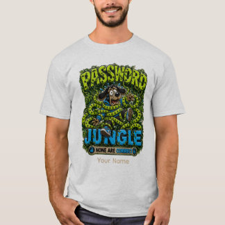 Camiseta Selva de Contraseñas Personalizada Divertida Ofici