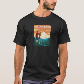 Camiseta Selva de parejas de excursión Gran Montañas Ahumad