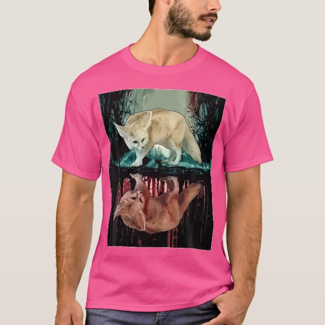 Camiseta Selva Estética Fennec Fox (Anverso)