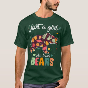 Camiseta Selva silvestre animal sólo un Chica que ama a los