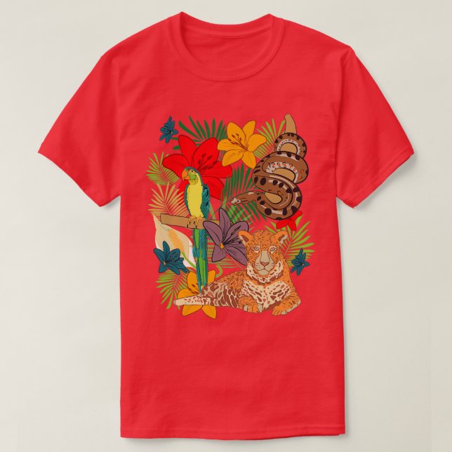 Camiseta Selva silvestre de la Amazonía (Diseño del anverso)