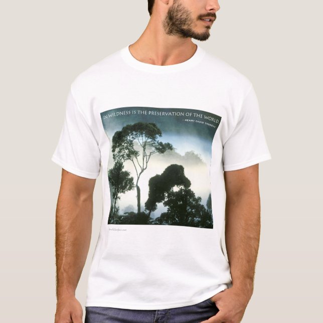 Camiseta Selva tropical del Amazonas en el amanecer (Anverso)