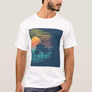 Camiseta Selva tropical Hawaii Sunset Sunrise