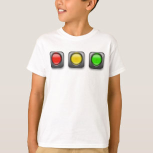 Camiseta Semáforo Lámpara Coche Calle Niño Niña Escuela Aut