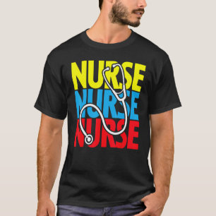 Camiseta Semana de Agradecimiento a las Enfermeras Estetosc