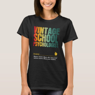 Camiseta Semana de Apreciación a Psicólogo Escolar de vuelt