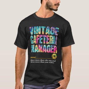 Camiseta Semana de Apreciación de Gerente de Cafetería de v