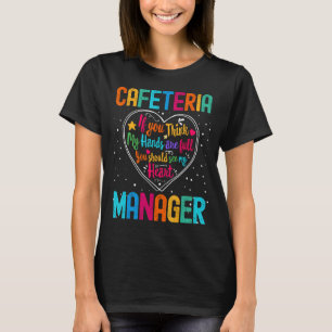 Camiseta Semana de Apreciación de Gerente de Cafetería de v