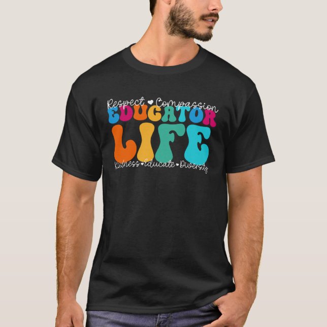 Camiseta Semana de Apreciación de la Vida de Educador de vu (Anverso)