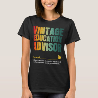 Camiseta Semana de Apreciación del Asesor de Educación de v