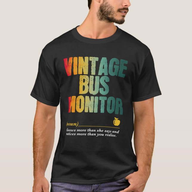 Camiseta Semana de Apreciación del Monitor de Autobús de vu (Anverso)