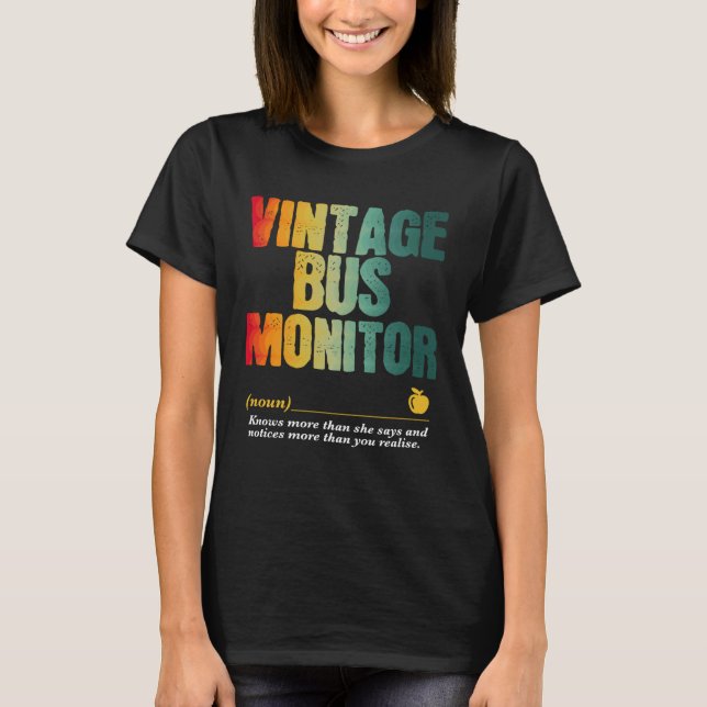 Camiseta Semana de Apreciación del Monitor de Autobús de vu (Anverso)