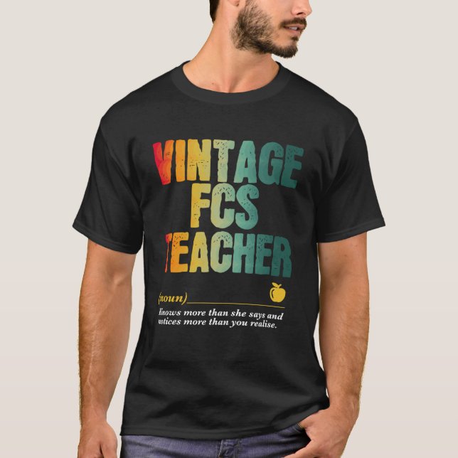 Camiseta Semana de Apreciación del Profesor FCS de vuelta a (Anverso)