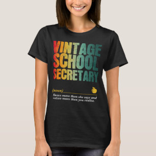 Camiseta Semana de Apreciación del Secretario Escolar de vu