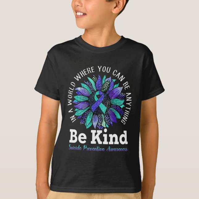Camiseta Semana de concientización sobre prevención del sui (Anverso)
