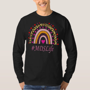 Camiseta Semana de la enfermera Rainbow Leopard de Mds