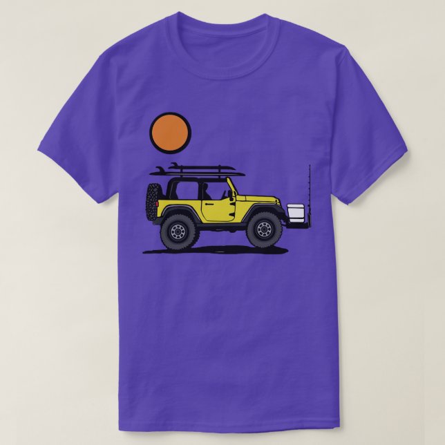 Camiseta Semana de la playa en 4WD (Diseño del anverso)