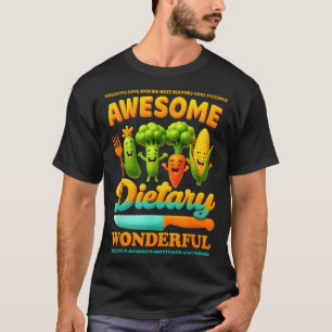 Camiseta Semana de Servicio de Comida Apreciación Dietética