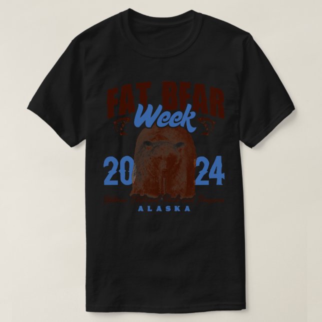 Camiseta Semana del oso graso 2024 TShirt 3 (Diseño del anverso)