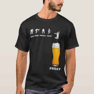Camiseta Semana Divertida de Hombres de Lunes a Viernes - C