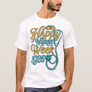 Camiseta Semana Feliz de la Enfermera 2026 Diseño de Camise
