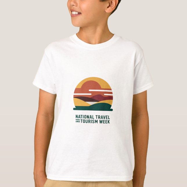 Camiseta Semana Nacional de Viajes y Turismo, Viajes Nacion (Anverso)