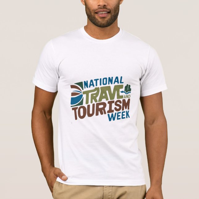 Camiseta Semana Nacional de Viajes y Turismo, Viajes Nacion (Anverso)