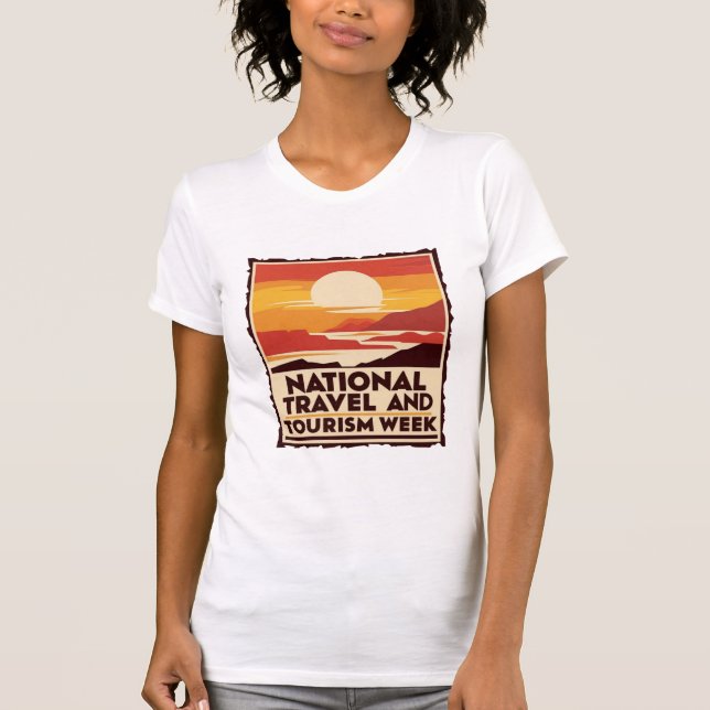 Camiseta Semana Nacional de Viajes y Turismo, Viajes Nacion (Anverso)