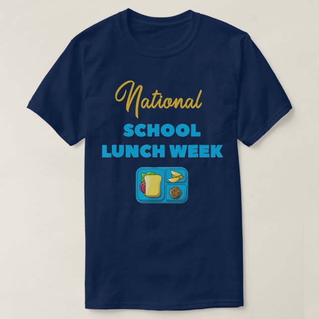 Camiseta Semana Nacional del Almuerzo Escolar (Diseño del anverso)